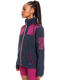 4 Magnetic Roads - Zip-Up Fleece for Women  ERJPF03092 Roxy