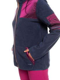 5 Magnetic Roads - Zip-Up Fleece for Women  ERJPF03092 Roxy