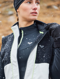 5 Waves Of Warmth - Sporttop voor Dames Black ERJPF03173 Roxy