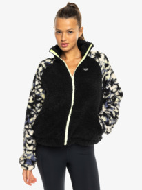 0 Waves Of Warmth - Sport Sweater voor Dames Black ERJPF03186 Roxy