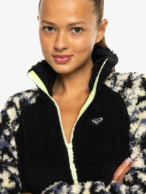 2 Waves Of Warmth - Sport Sweater voor Dames Black ERJPF03186 Roxy