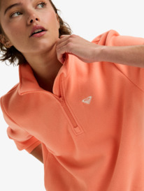 5 Waves Of Warmth Half Zip - Sport Jumper for Women Orange ERJPF03203 Roxy