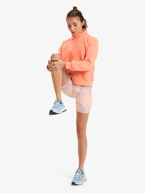 2 Waves Of Warmth Half Zip - Sport Jumper for Women Orange ERJPF03203 Roxy
