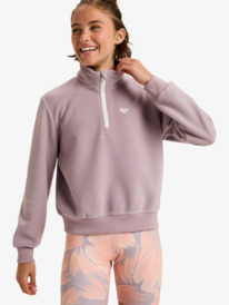 0 Waves Of Warmth Half Zip - Sport Jumper for Women Purple ERJPF03203 Roxy
