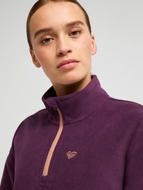 3 Waves Of Warmth Half Zip Violett ERJPF03203 Roxy