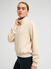 1 Waves Of Warmth Half Zip Beige ERJPF03203 Roxy