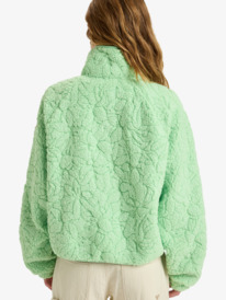 3 Blurry Cloud - Velo descontraído com fecho completo para mulher Verde ERJPF03212 Roxy
