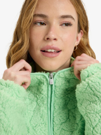 4 Blurry Cloud - Velo descontraído com fecho completo para mulher Verde ERJPF03212 Roxy