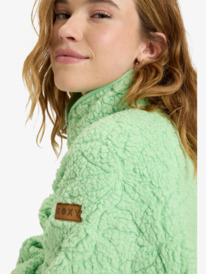 5 Blurry Cloud - Velo descontraído com fecho completo para mulher Verde ERJPF03212 Roxy