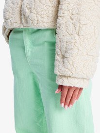 3 Blurry Cloud - Full Zip Relaxed Fleece for Women Beige ERJPF03212 Roxy