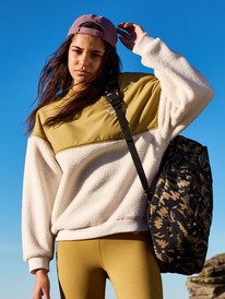 0 Waves Of Warmth Layered - Maglione sportivo da Donna White ERJPF03217 Roxy