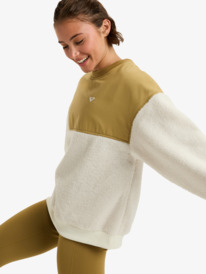 2 Waves Of Warmth Layered - Maglione sportivo da Donna White ERJPF03217 Roxy