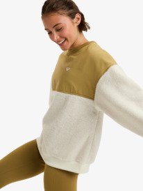 2 Waves Of Warmth Layered - Sport-Polarfleece für Frauen Weiss ERJPF03217 Roxy