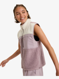 3 Boundless Spirit - Veste polaire sportive sans manches pour Femme Violet ERJPF03219 Roxy