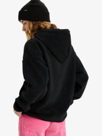 3 Cool Calling - Polarfleece-Hoodie für Frauen Schwarz ERJPF03221 Roxy