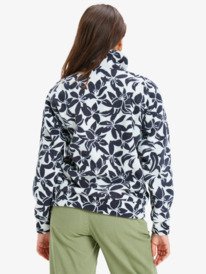 6 Live Out Loud - Polaire à col zippé pour Femme Blanc ERJPF03233 Roxy