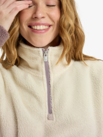 4 Live Out Loud Gradient - Polaire régulière à demi-zip pour Femme Rouge ERJPF03237 Roxy