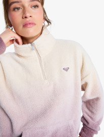 2 Live Out Loud Gradient - Fleece mit Reißverschlusskragen für Frauen Rot ERJPF03237 Roxy