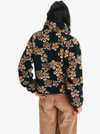 4 Blurry Cloud - Polar con cremallera para mujer Marron ERJPF03241 Roxy