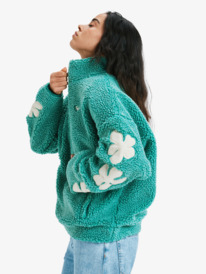 2 Far Away - Zip-Up Fleece for Women Green ERJPF03244 Roxy