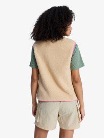 5 Boundless Spirit - Fleece Bodywarmer voor Dames Beige ERJPF03252 Roxy