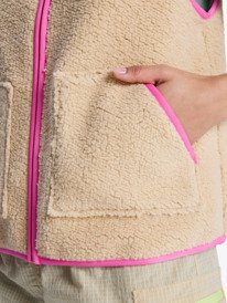 3 Boundless Spirit - Fleece Bodywarmer voor Dames Beige ERJPF03252 Roxy