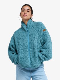 0 Blurry Cloud - Fleece Jacket for Women Blue ERJPF03272 Roxy