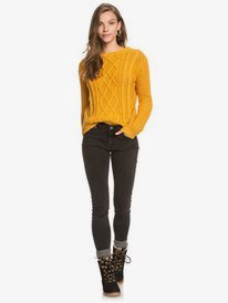 3 England Skies - Jumper for Women Yellow ERJSW03410 Roxy