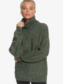Love Last Forever Turtle Neck Jumper for Women Roxy