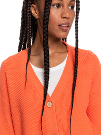 3 Wonder Time - Long Sleeve Cardigan for Women Pink ERJSW03506 Roxy