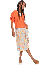 4 Wonder Time - Long Sleeve Cardigan for Women Pink ERJSW03506 Roxy