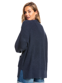 6 Fall Down - Jersey Abierto con Botones para Mujer Azul ERJSW03519 Roxy