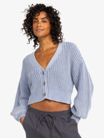 0 Sundaze Washed - Cardigan da Donna Blue ERJSW03619 Roxy