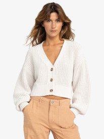 4 Sundaze Washed - Cardigan da Donna White ERJSW03619 Roxy