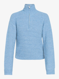 5 Medina Streets - Half-Zip Pullover for Women Blue ERJSW03624 Roxy