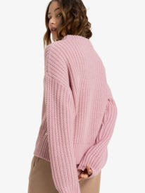 4 Coming Home - Crew Neck Sweater for Women Pink ERJSW03649 Roxy