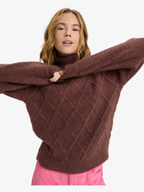 0 Picture Moment - Turtle Neck Jumper for Women Red ERJSW03667 Roxy