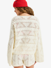 6 Salt Siren - Crew Neck Jumper for Women White ERJSW03671 Roxy