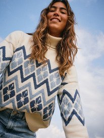 0 Saltwater Lover - Rollkragenpullover für Frauen Weiss ERJSW03673 Roxy