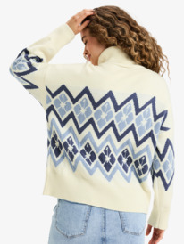 6 Saltwater Lover - Rollkragenpullover für Frauen Weiss ERJSW03673 Roxy