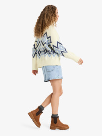 7 Saltwater Lover - Rollkragenpullover für Frauen Weiss ERJSW03673 Roxy