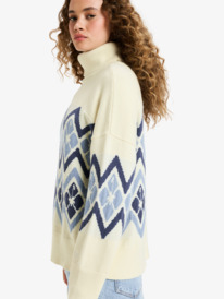 4 Saltwater Lover - Rollkragenpullover für Frauen Weiss ERJSW03673 Roxy