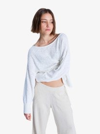 0 Apres Surf - Pull pour Femme Blanc ERJSW03687 Roxy