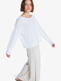 1 Apres Surf - Pull pour Femme Blanc ERJSW03687 Roxy