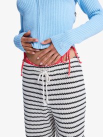 2 Surf Society - Cardigan zippé à capuche pour Femme Bleu ERJSW03688 Roxy