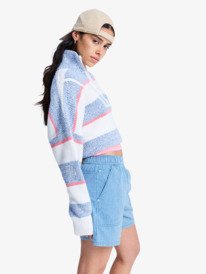 1 Carver - Half-zip Sweater for Women White ERJSW03689 Roxy