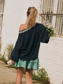 2 Surf School - Pull pour Femme Bleu ERJSW03690 Roxy