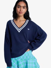 0 Surf School - Pull pour Femme Bleu ERJSW03690 Roxy