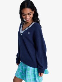 1 Surf School - Pull pour Femme Bleu ERJSW03690 Roxy