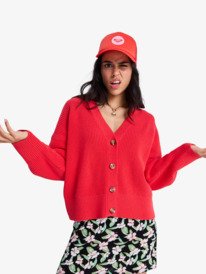 0 Cosmic Coast - Cardigan for Women Red ERJSW03698 Roxy